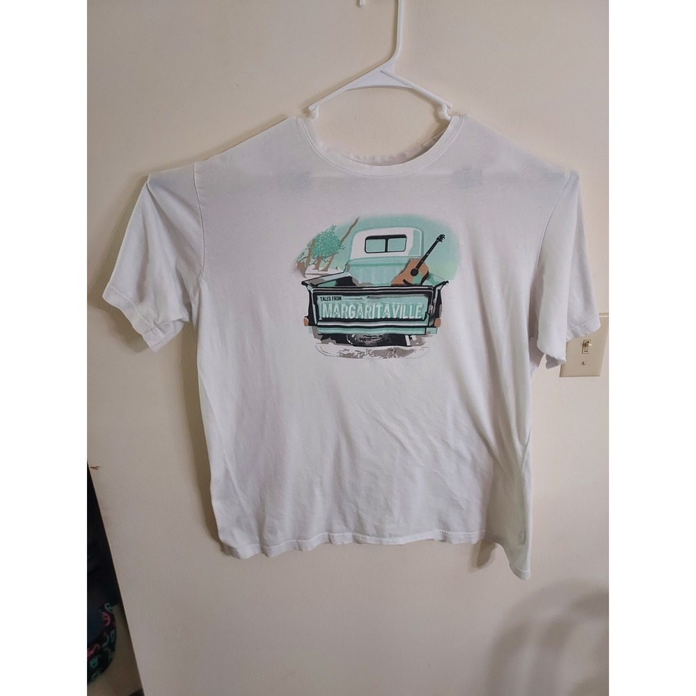 Margaritaville Mens XXL T-Shirt White Tales From Margaritaville Truck Graphic
